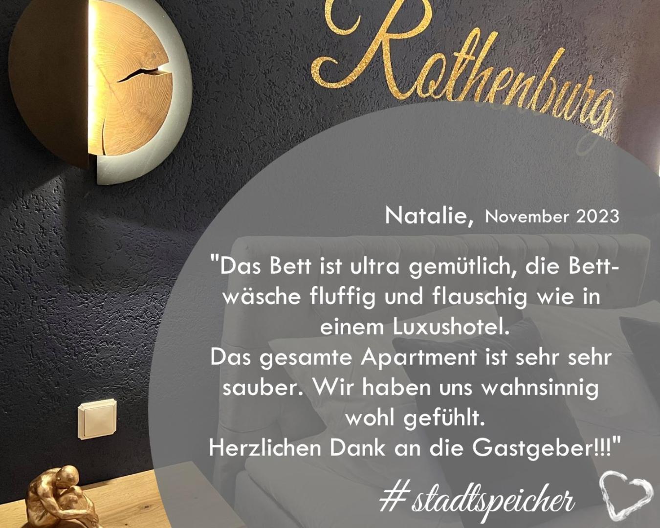 #Stadtspeicher - Blauer Stern Das Apartment Mitten In Der Altstadt Ротенбург об дер Таубер Екстериор снимка